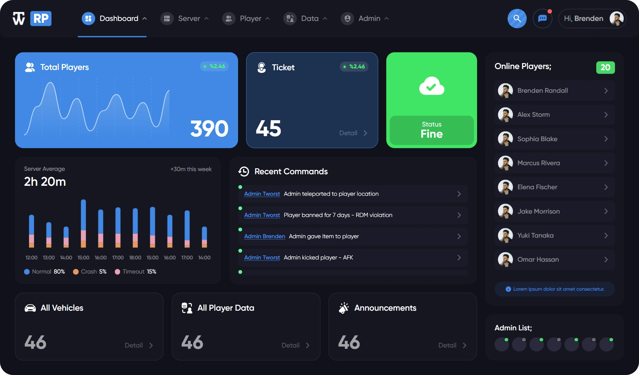 Dark theme